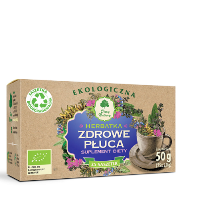 Herbatka Zdrowe płuca (25x2g) Dary Natury