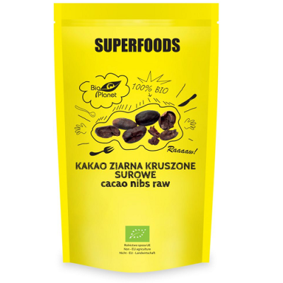 Kakao ziarna kruszone surowe BIO 250g Bio Planet