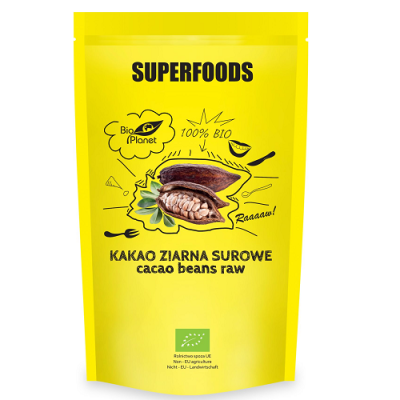 Kakao ziarna surowe kakaowca BIO 200g Bio Planet