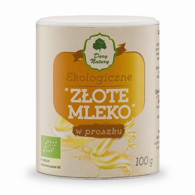 Złote mleko w proszku EKO 100g Dary Natury