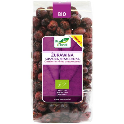 Żurawina suszona niesłodzona BIO 50g Bio Planet