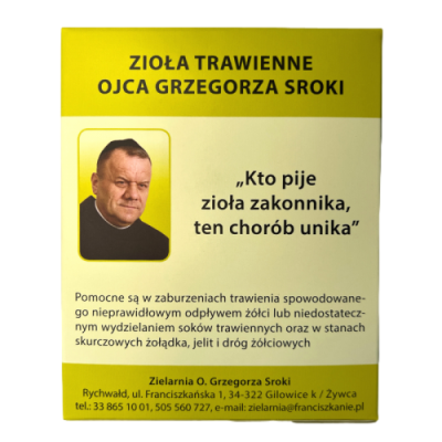 Zioła trawienne Ojca Grzegorza Sroki