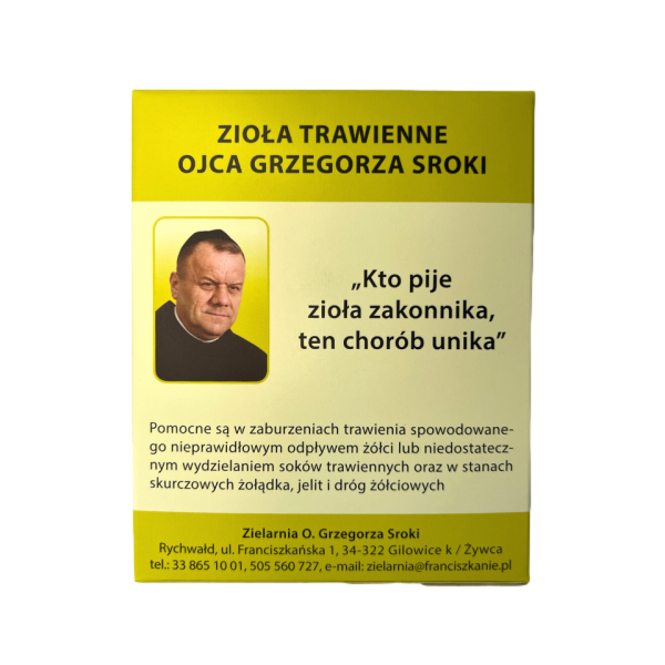 Zioła trawienne Ojca Grzegorza Sroki