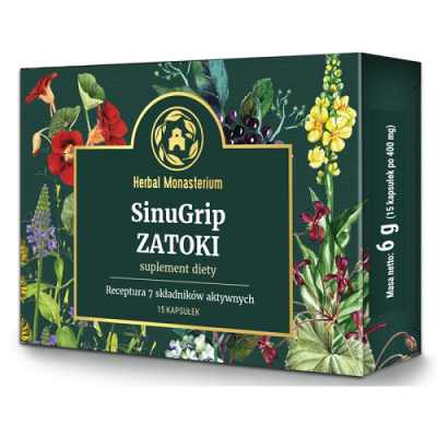 SinuGrip ZATOKI 15kaps Herbal Pharmaceuticals