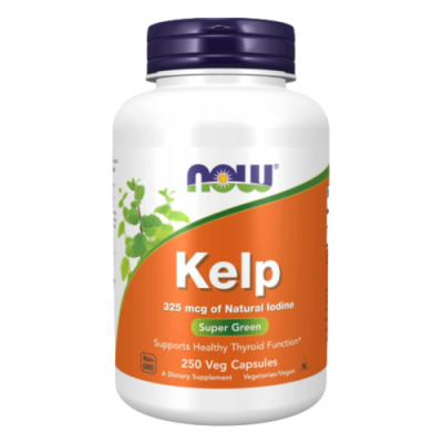 Kelp (jod) 325mcg 250kaps Now Foods