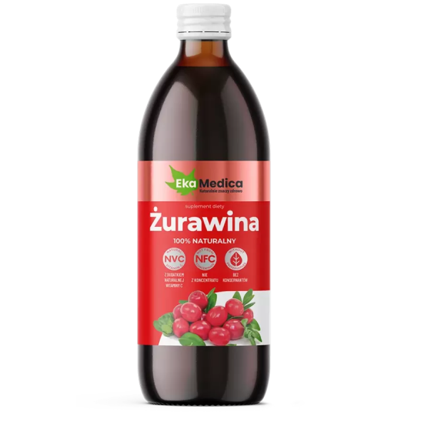 Żurawina NFC sok 500ml EkaMedica