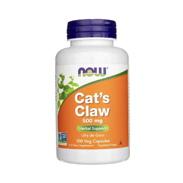 Koci Pazur Cat's Claw (czepota puszysta, vilcacora) 500mg 100kaps Now Foods