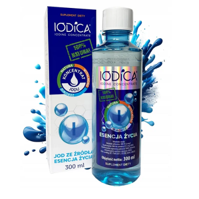 Naturalny koncentrat jodu 300ml Iodica