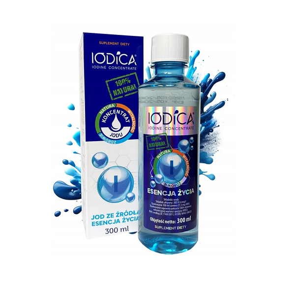 Naturalny koncentrat jodu 300ml Iodica