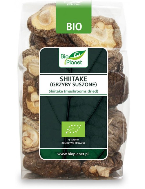 Shiitake (grzyby suszone) BIO 50g Bio Planet