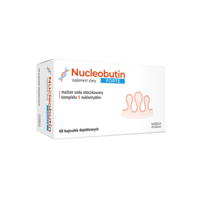 Nucleobutin Forte (maślan sodu) 60kaps Norsa Pharma