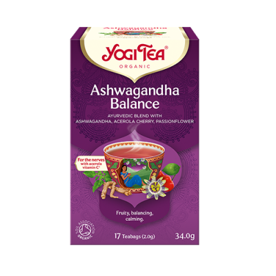 Herbatka ajurwedyjska Równowaga z ashwagandą Bio Yogi Tea (17 x 1,8g)