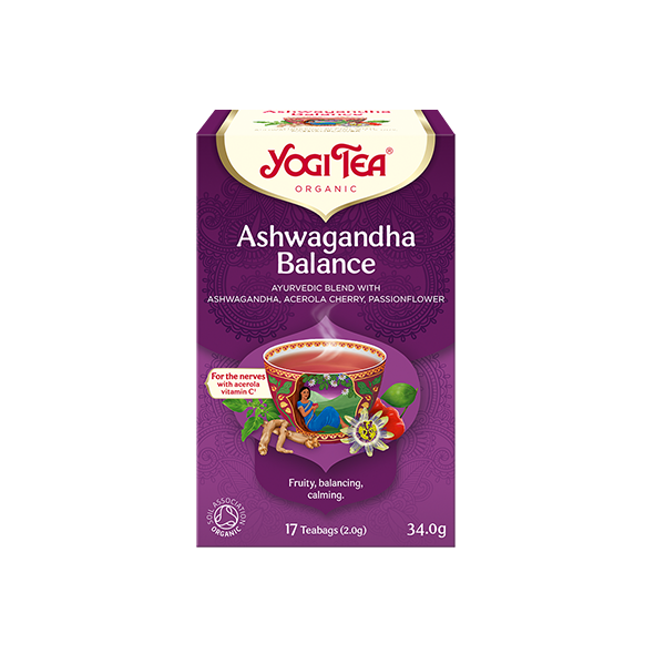 Herbatka ajurwedyjska Równowaga z ashwagandą Bio Yogi Tea (17 x 1,8g)