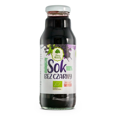 Sok z czarnego bzu EKO 100% 270ml