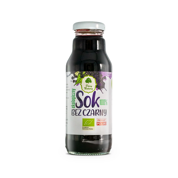 Sok z czarnego bzu EKO 100% 270ml