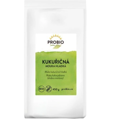 MĄKA KUKURYDZIANA BEZGLUTENOWA BIO 450 g - PROBIO MĄKA KUKURYDZIANA BEZGLUTENOWA BIO 450 g - PROBIO