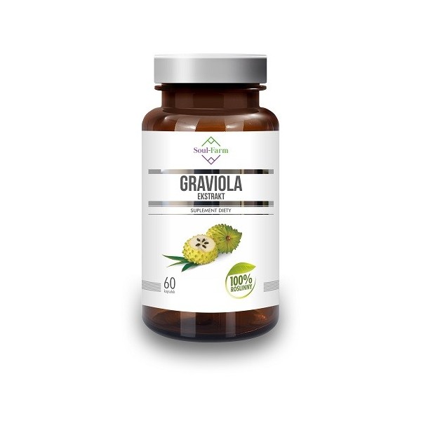 Graviola owoc ekstrakt 550mg 60tabl Soul Farm