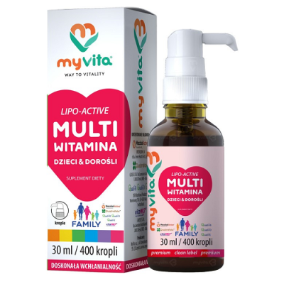Multiwitamina krople 30ml MyVita Multiwitamina krople 30ml MyVita