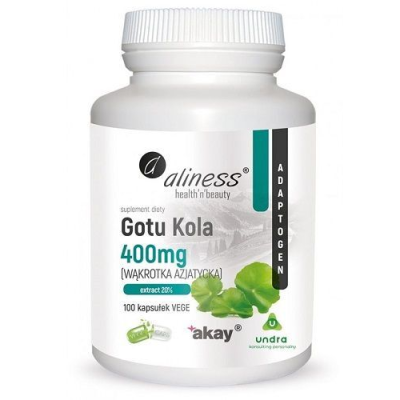 Gotu Kola 400mg 100kaps Aliness Gotu Kola 400mg 100kaps Aliness