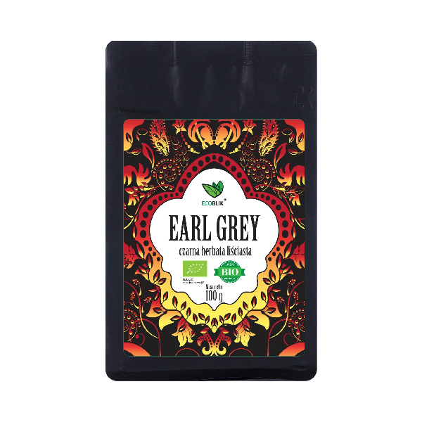 Earl Grey czarna herbata liściasta EKO 100g EcoBlik