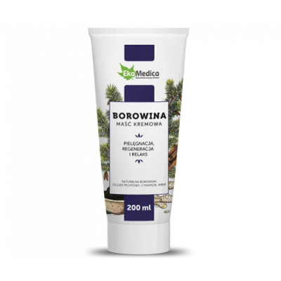 Maść kremowa borowinowa 200ml EkaMedica Maść kremowa borowinowa 200ml EkaMedica