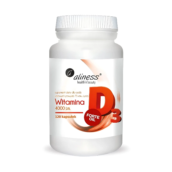Witamina D3 Forte 4000IU 120kaps Aliness