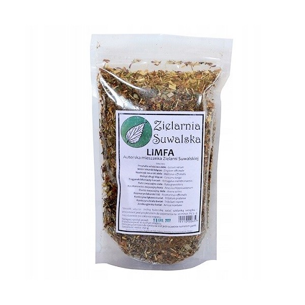 Mieszanka ziołowa Limfa 250g Zielarnia Suwalska