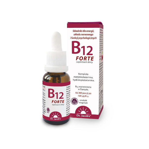 Witamina B12 Fosfolipidy Forte 20ml Dr Jacobs