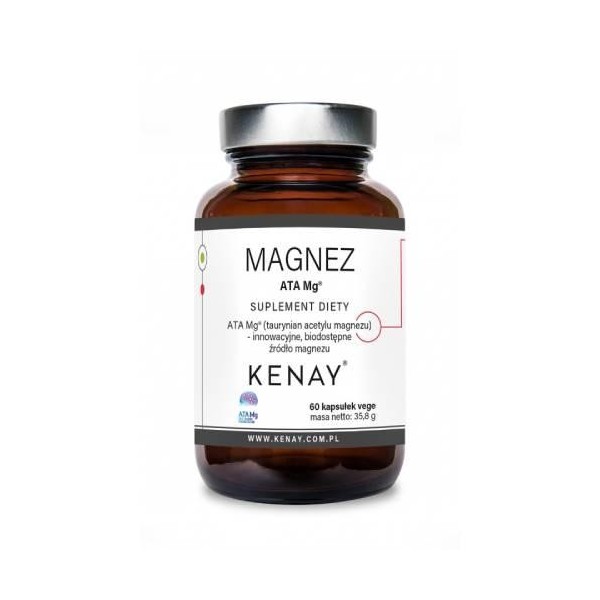 Taurynian acetylu magnezu ATA Mg 60kaps Kenay