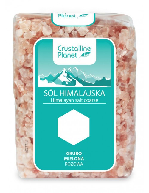 Sól himalajska różowa grubo mielona 600g Crystalline