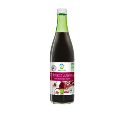 ZAKWAS Z BURAKÓW KISZONYCH BEZGLUTENOWY BIO 500 ml - BIOFOOD ZAKWAS Z BURAKÓW KISZONYCH BEZGLUTENOWY BIO 500 ml - BIOFOOD
