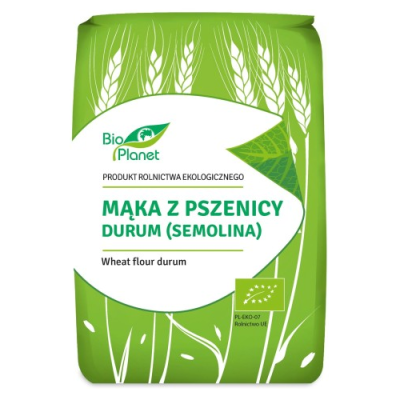 MĄKA Z PSZENICY DURUM (SEMOLINA) BIO 1 kg - BIO PLANET