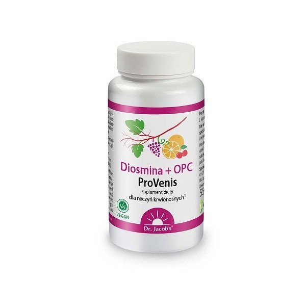 Diosmina + OPC ProVenis 90 kapsułek Dr. Jacob's