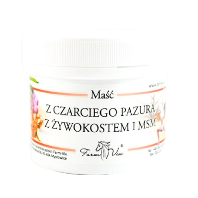 Maść z czarciego pazura z żywokostem i MSM 150ml FarmVix