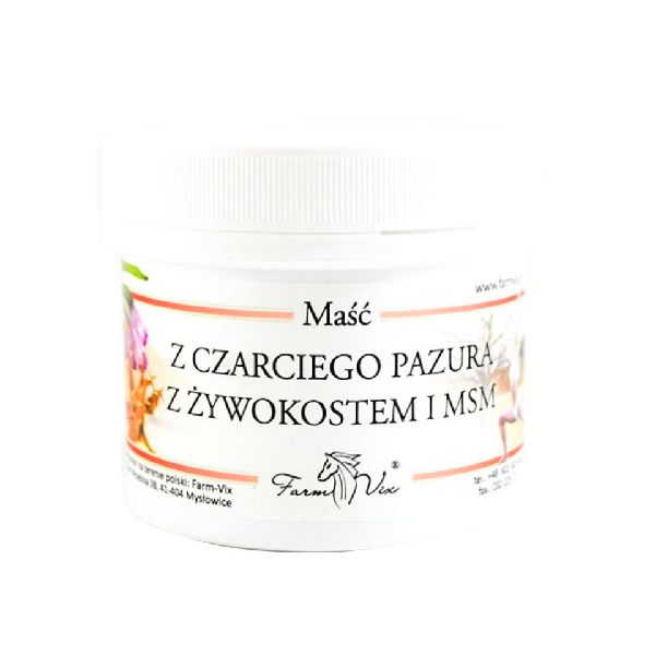 Maść z czarciego pazura z żywokostem i MSM 150ml FarmVix