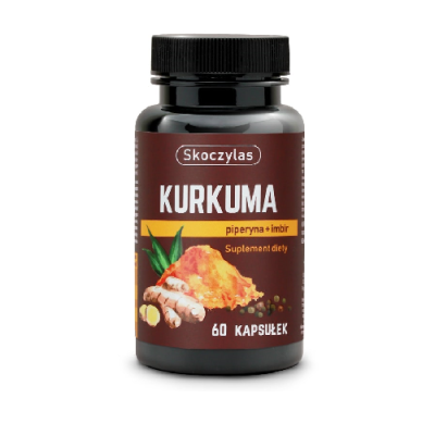 Kurkuma, piperyna, imbir, resweratrol i kwercetyna 60kaps Skoczylas Kurkuma, piperyna, imbir, resweratrol i kwercetyna 60kaps Skoczylas