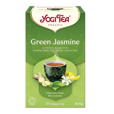 Herbata zielona z jaśminem EKO (17x1,8g) Yogi Tea