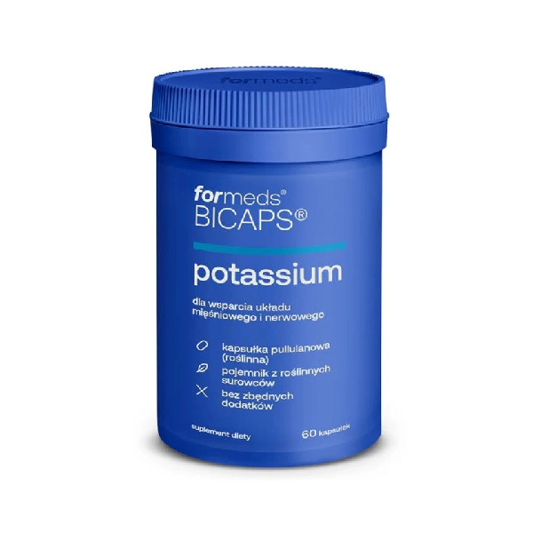 Potas (cytrynian potasu) 60kaps Bicaps