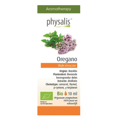 Olejek eteryczny Oregano Bio 10ml - PHYSALIS Olejek eteryczny Oregano Bio 10ml - PHYSALIS