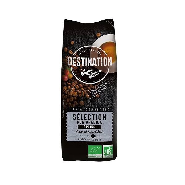 KAWA ZIARNISTA ARABICA 100 % SELECTION BIO 250 g - DESTINATION