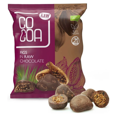 Figi w surowej czekoladzie BIO 70g Cocoa