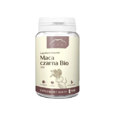 Maca czarna EKO 500mg 100kaps Nanga
