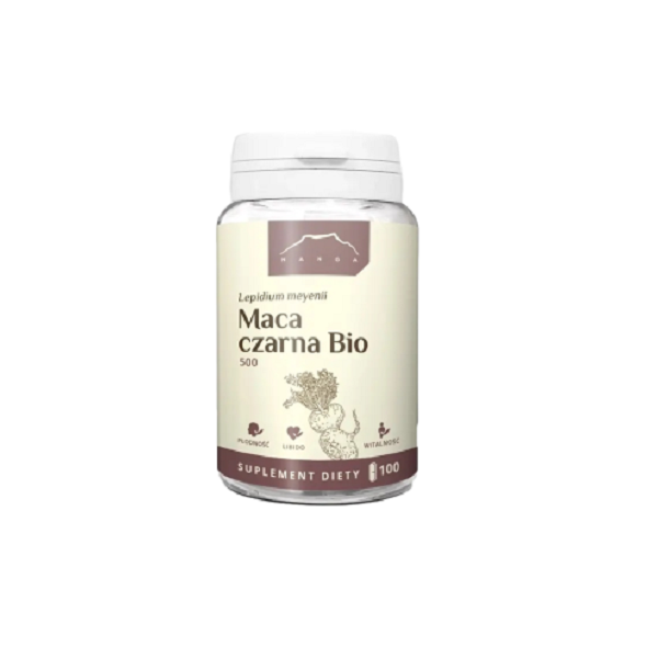 Maca czarna EKO 500mg 100kaps Nanga