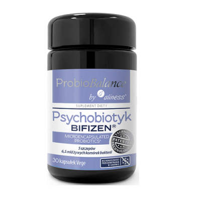 Probiobalance Psychobiotyk BIFIZEN 6,5 mld x 30kaps vege Aliness