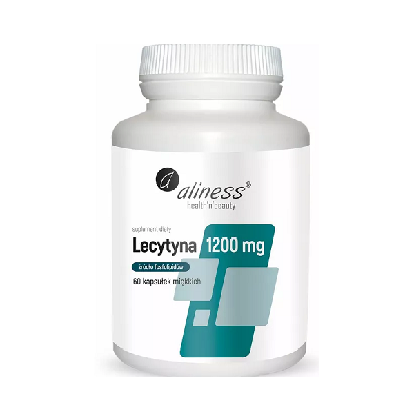 Lecytyna 1200mg 60kaps Aliness
