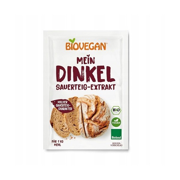 ZAKWAS CHLEBOWY ORKISZOWY W PROSZKU BIO 30 g - BIOVEGAN