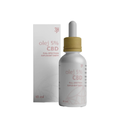 Olejek CBD 5% Full spectrum 10 ml 3H LAB Olejek CBD 5% Full spectrum 10 ml 3H LAB