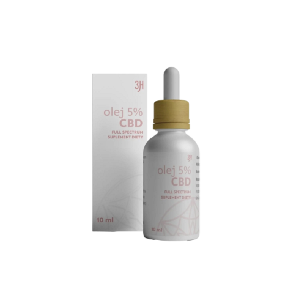 Olejek CBD 5% Full spectrum 10 ml 3H LAB