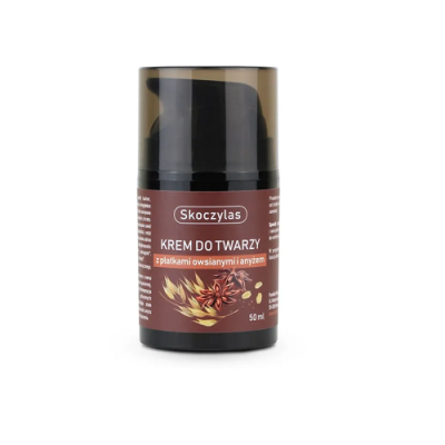 Krem do twarzy z z płatkami owsianymi i anyżem 50ml Skoczylas