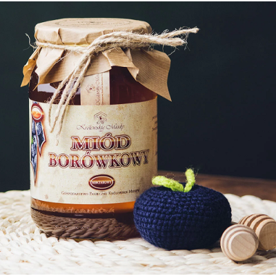 Miód borówkowy 400g Królewskie Miody